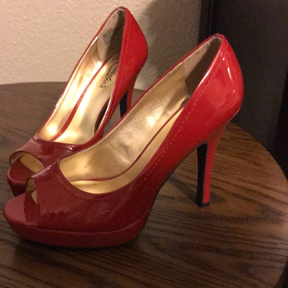Women’s Candies Heels- Red, brand new!